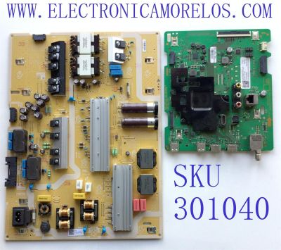 KIT DE TARJETAS PARA TV SAMSUNG / MAIN BN94-16148J / BN41-02756C-000 / BN97-18019A / BN9416148J / FUENTE BN44-01060A / L75E7N_TSM / BN4401060A / PANEL CY-RT075HGSV2H / DISPLAY JR745R3HA4K / BN9651821A / MODELO QN75Q60TAFXZA UB03	